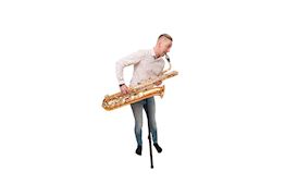 ERGOBRASS - ERGONOMISCHE STEUN VOOR BARITONSAXOFOON